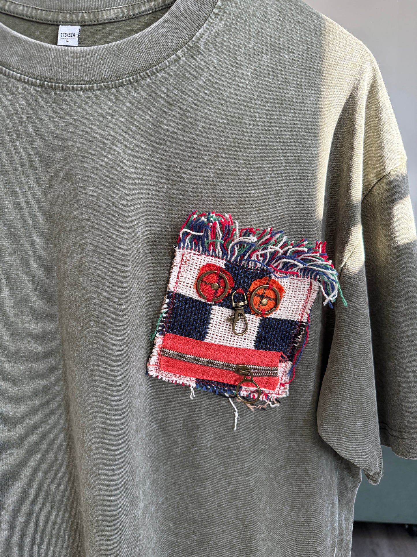 Threaded face shirt - Green