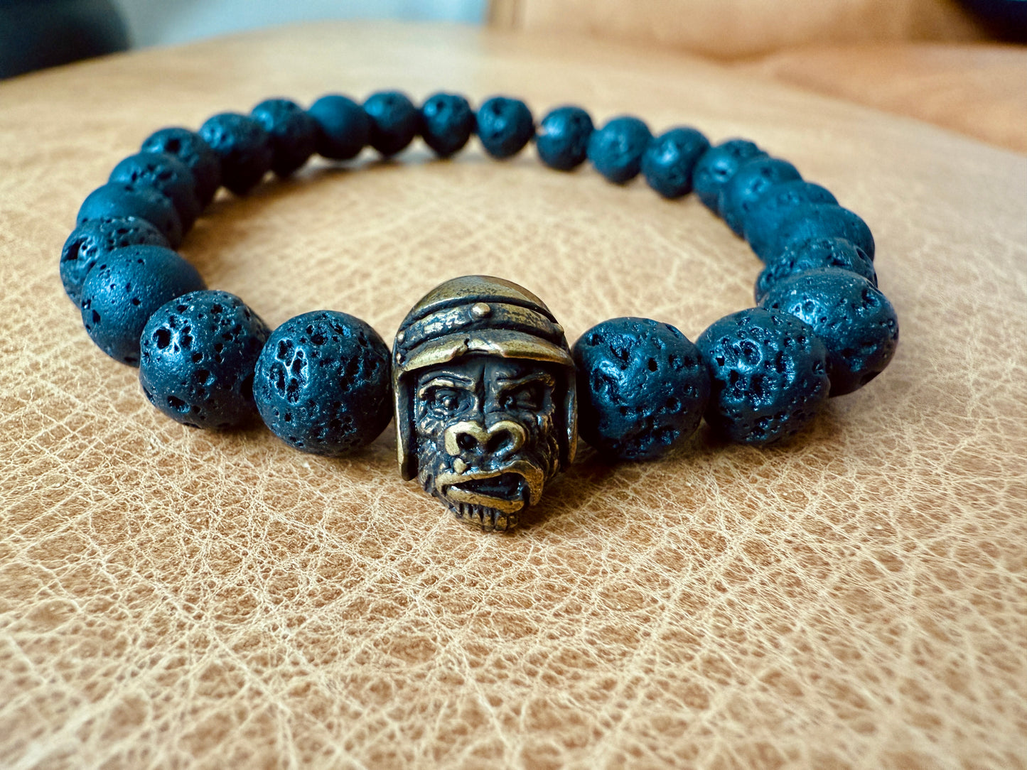 Black Ape head stretch bracelet