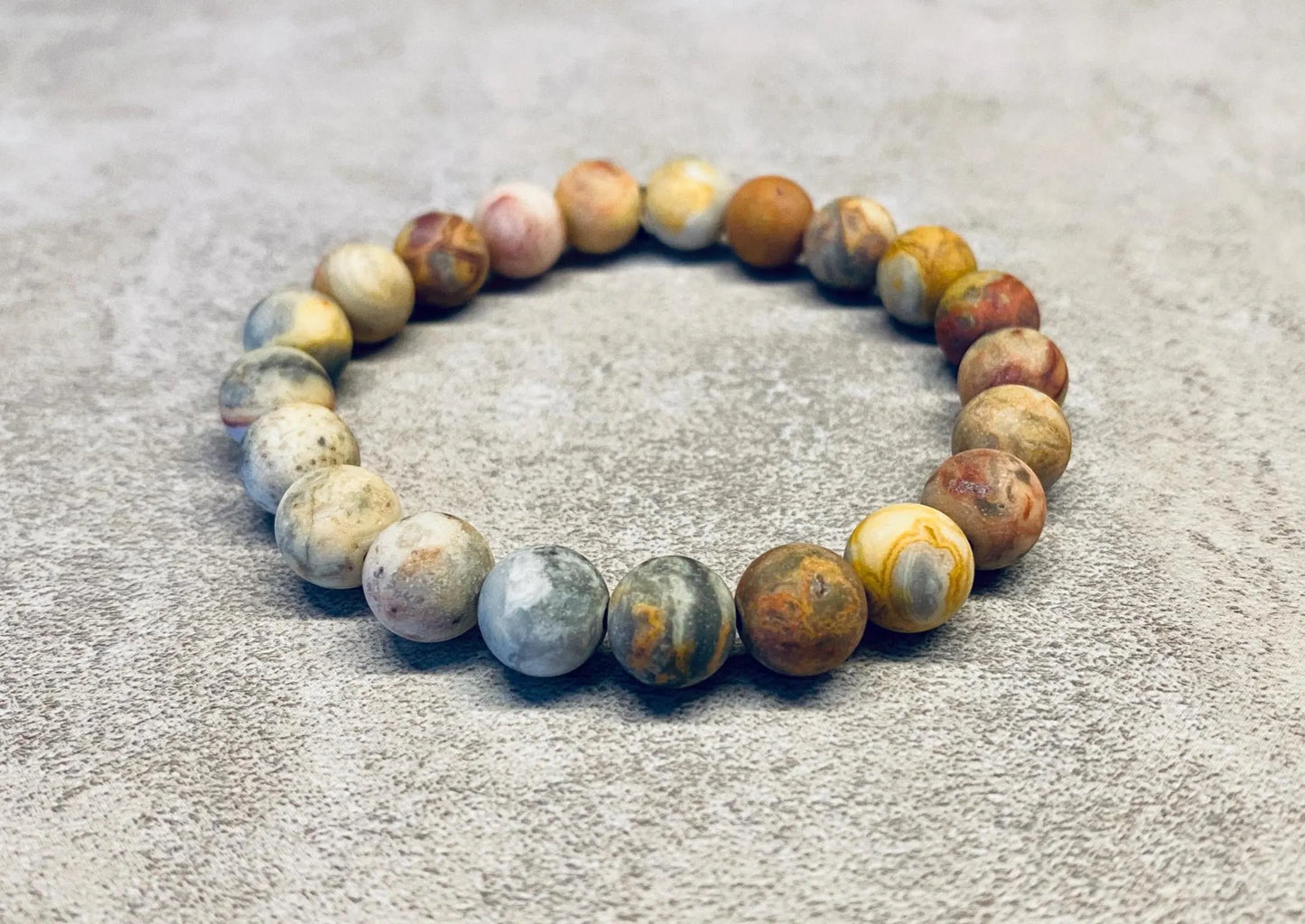 Earth-Tone Jasper Beaded bracelet