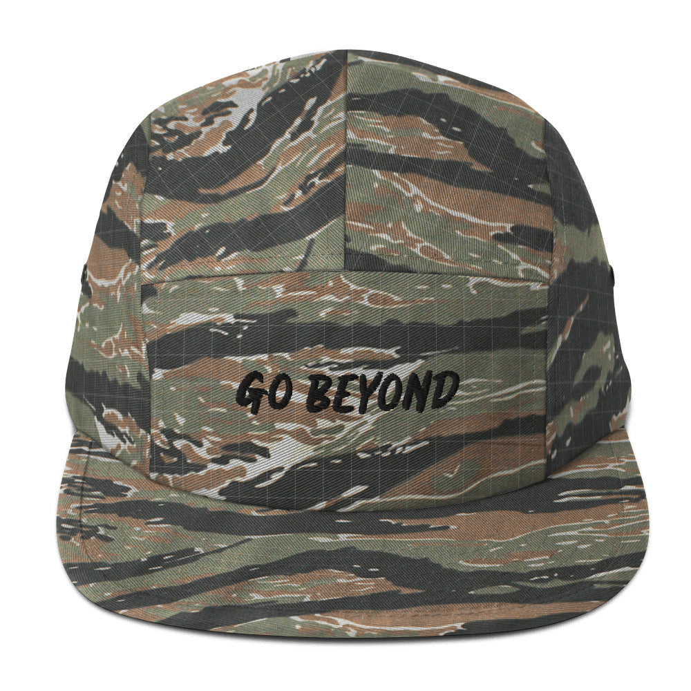 Go Beyond Embroidered Five Panel Cap