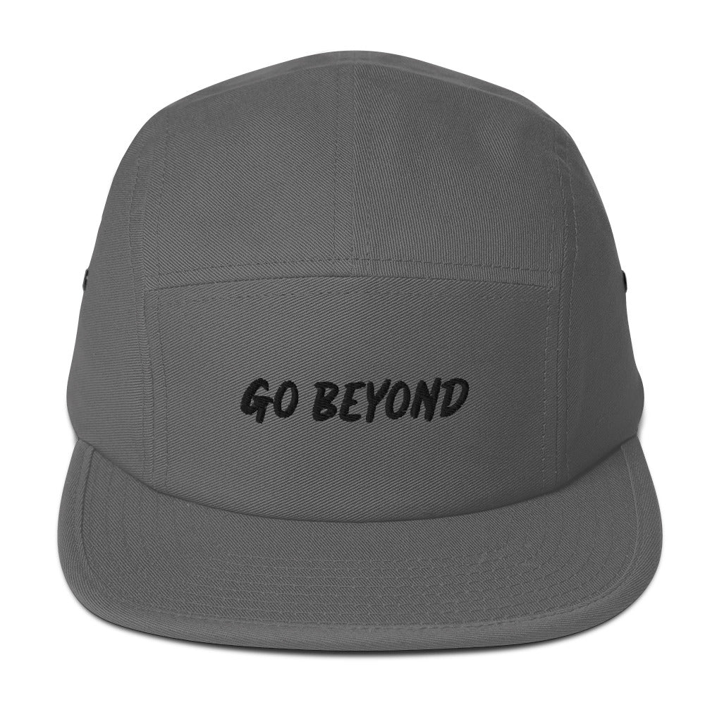 Go Beyond Embroidered Five Panel Cap