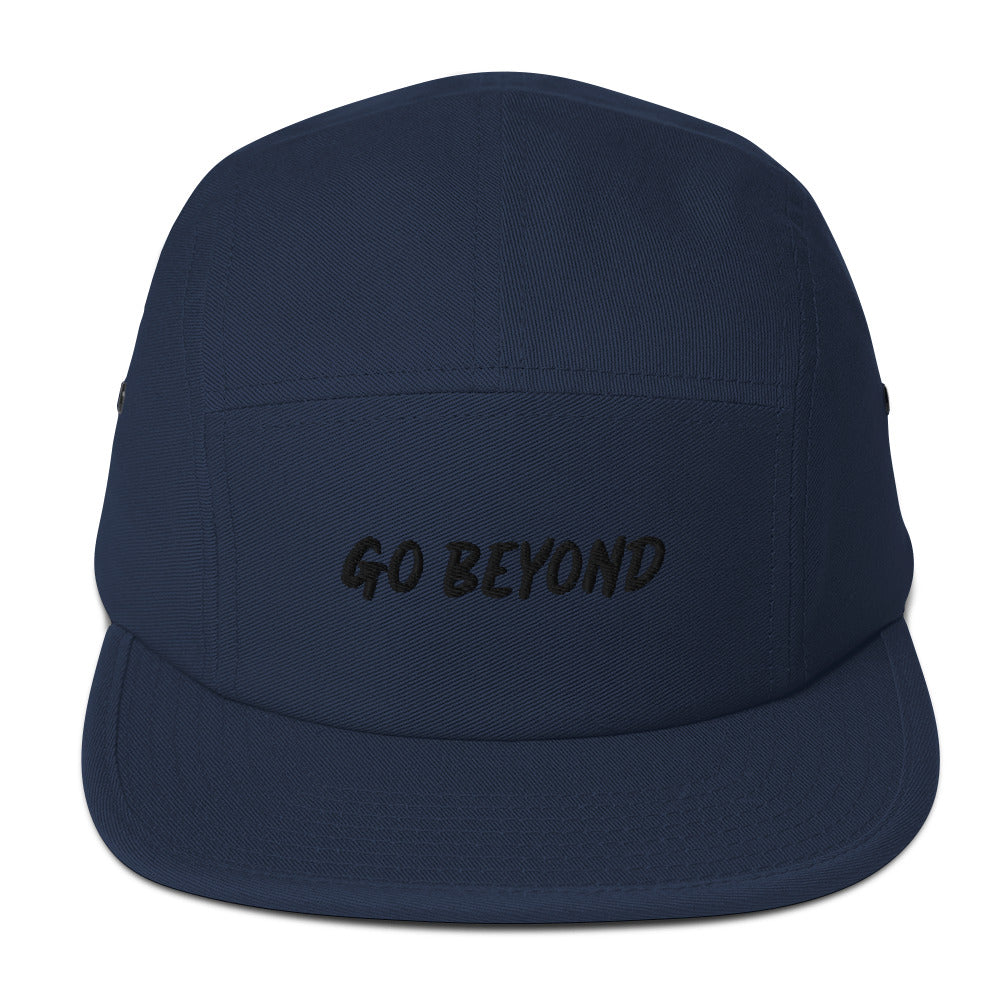 Go Beyond Embroidered Five Panel Cap