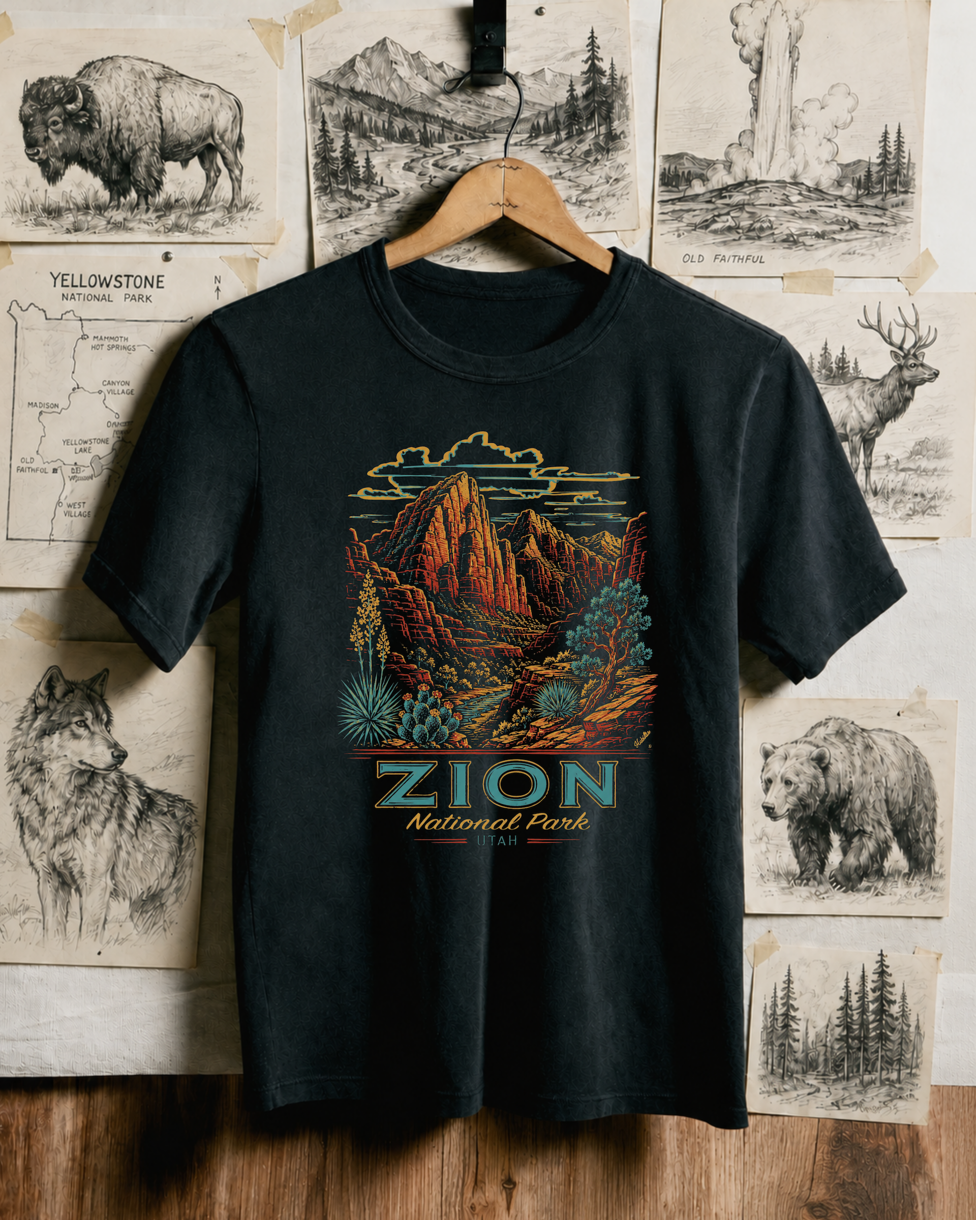 Zion national park tee
