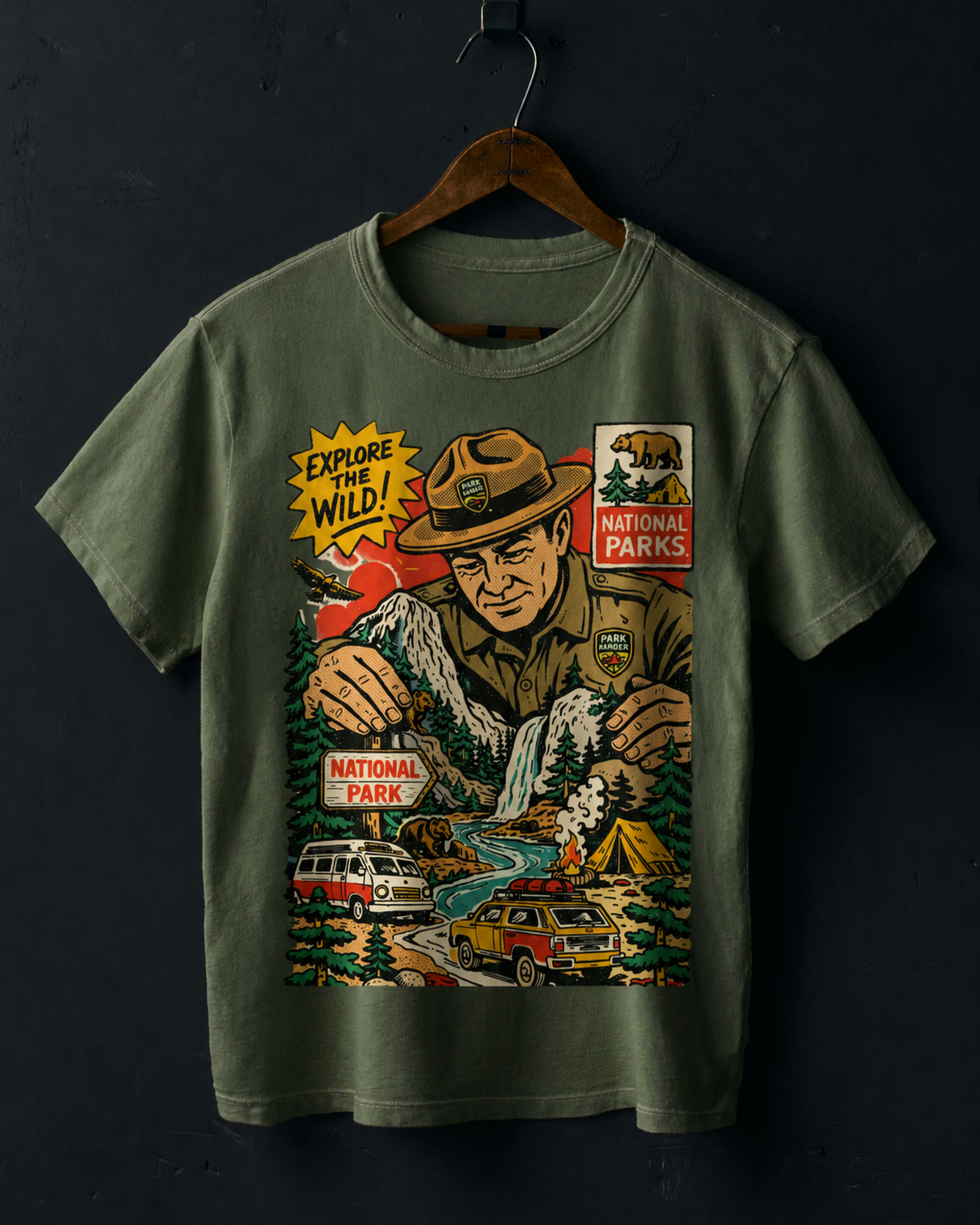 National Park ranger graphic tee