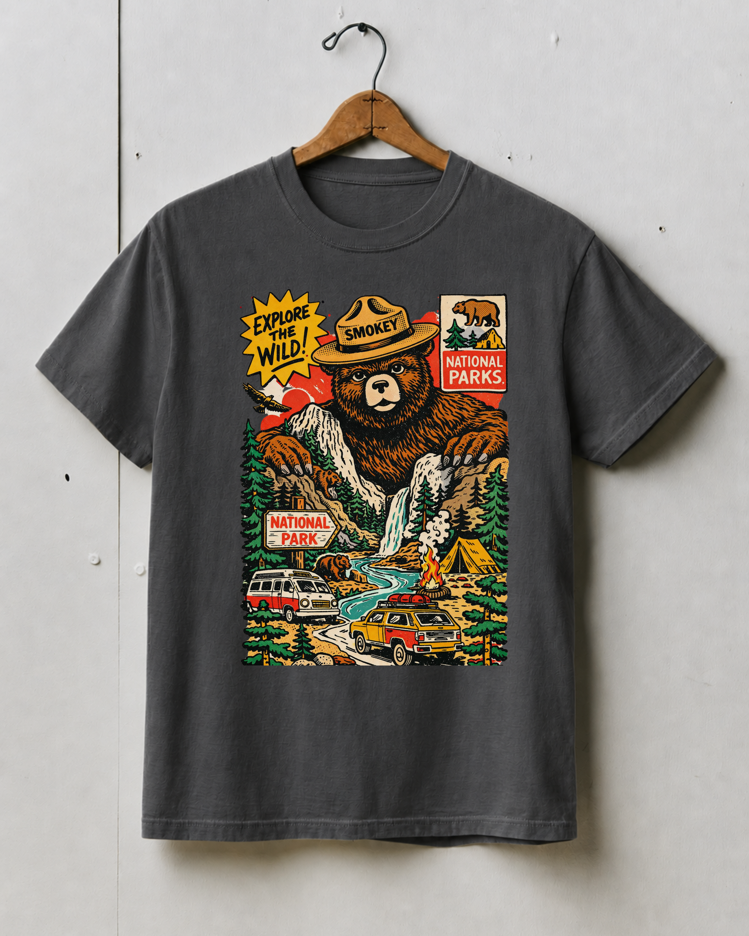 National Park Bear Graphic tee
