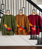 Handmade Mallard Duck Sweater - Olive Green