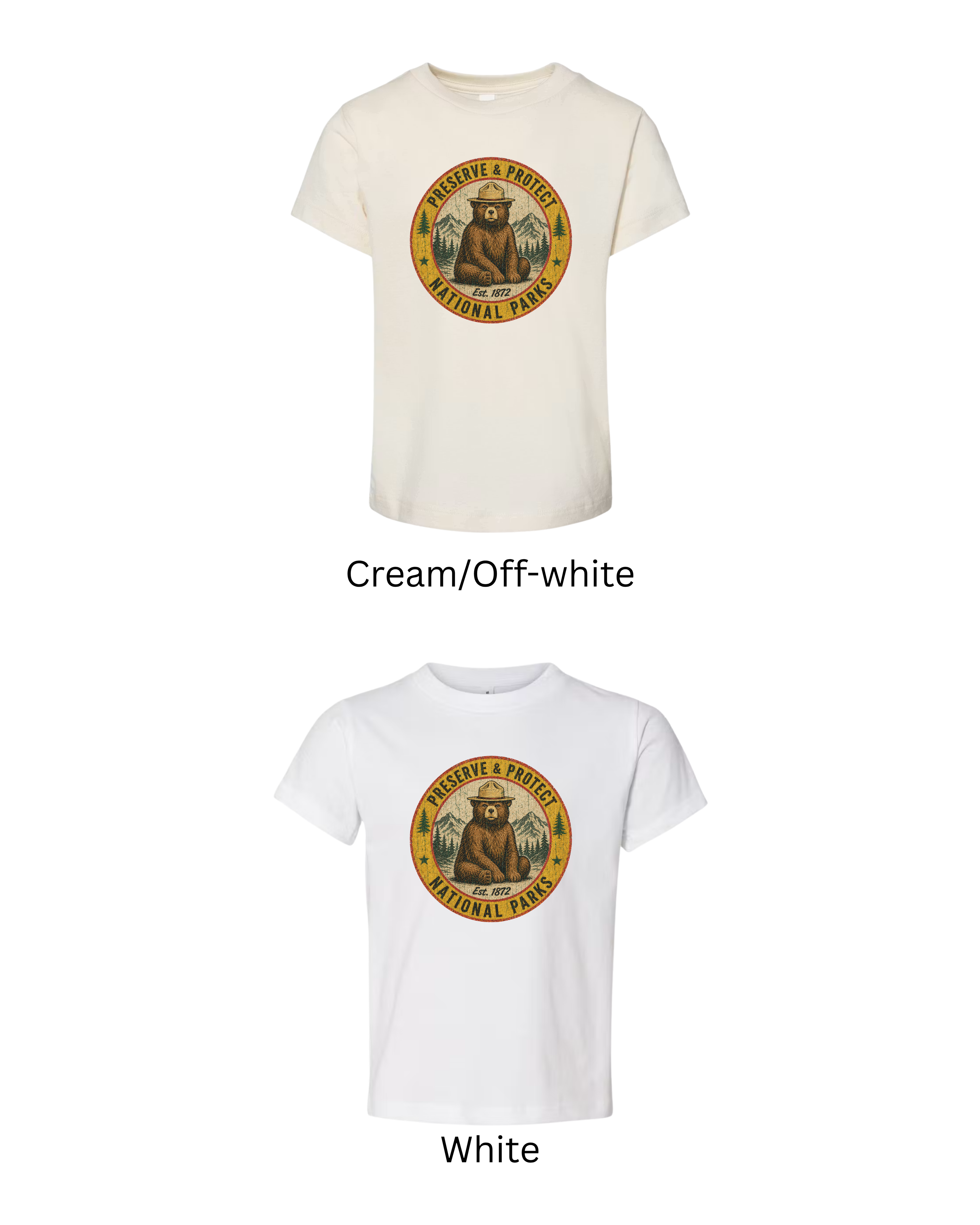 US National Parks Vintage Bear Tee