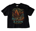 Zion National park boxy tee