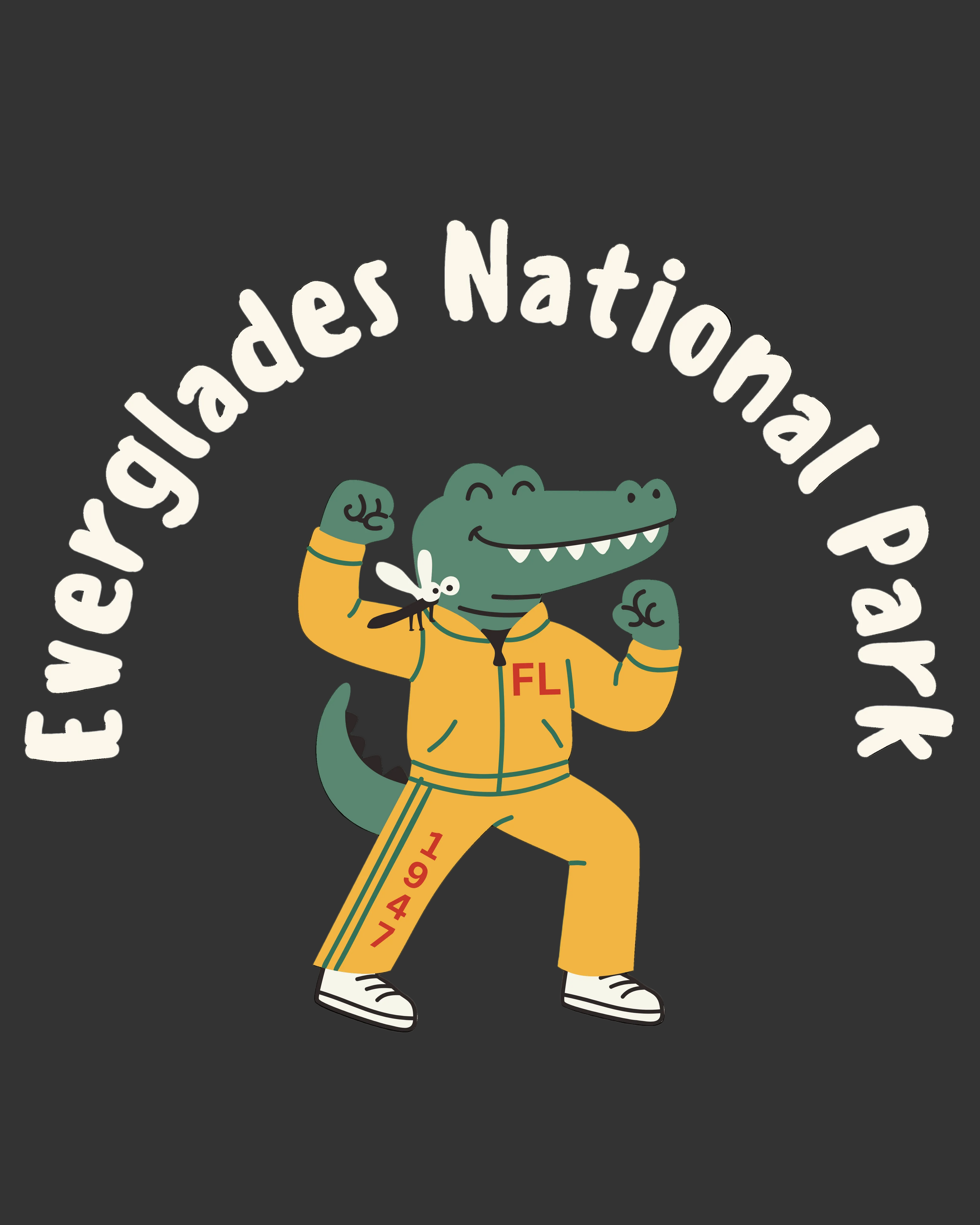 Everglades National Park Women’s cropped boxy tee