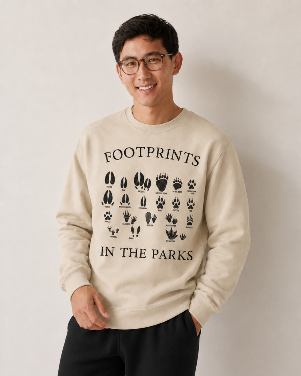 Footprints Sweatshirt - unisex