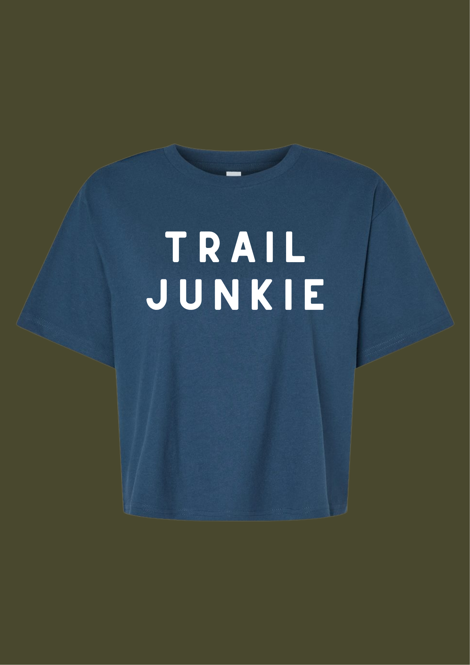 Women's Cropped Trail Junkie Tee