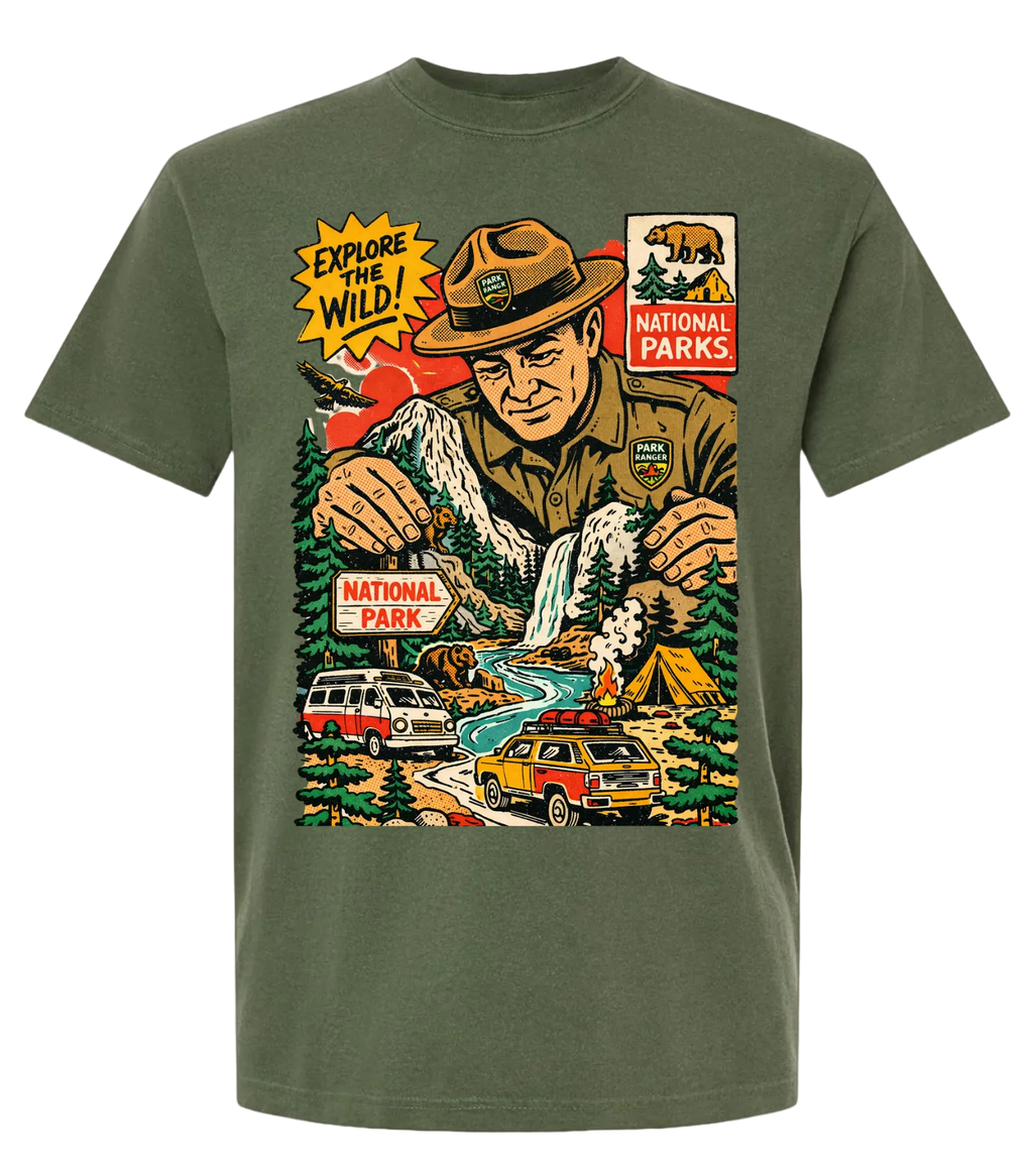 National Park ranger graphic tee