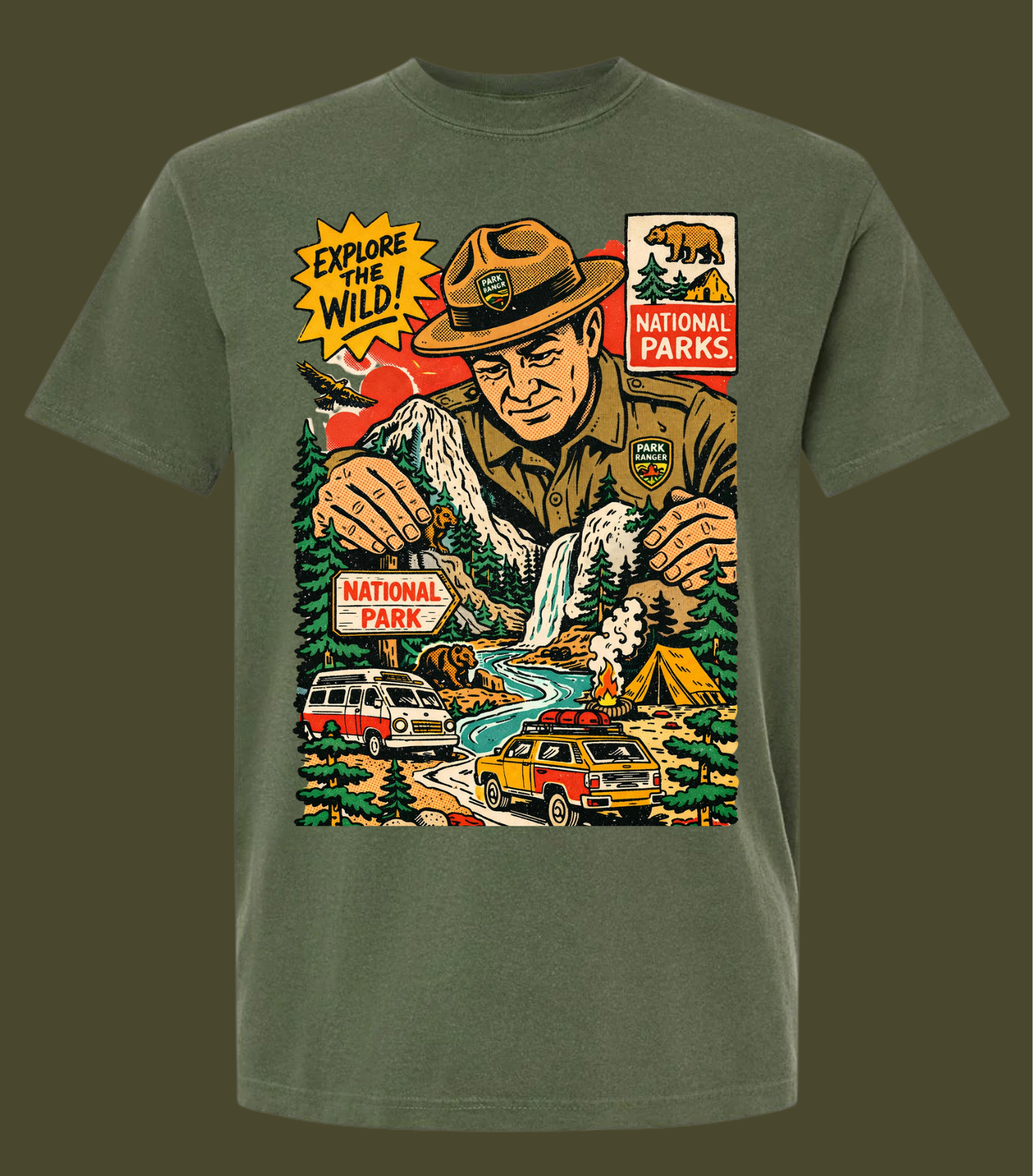 National Park graphic tee