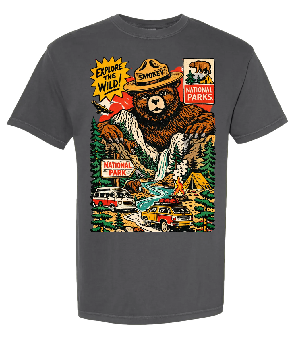 National Park Bear Graphic tee