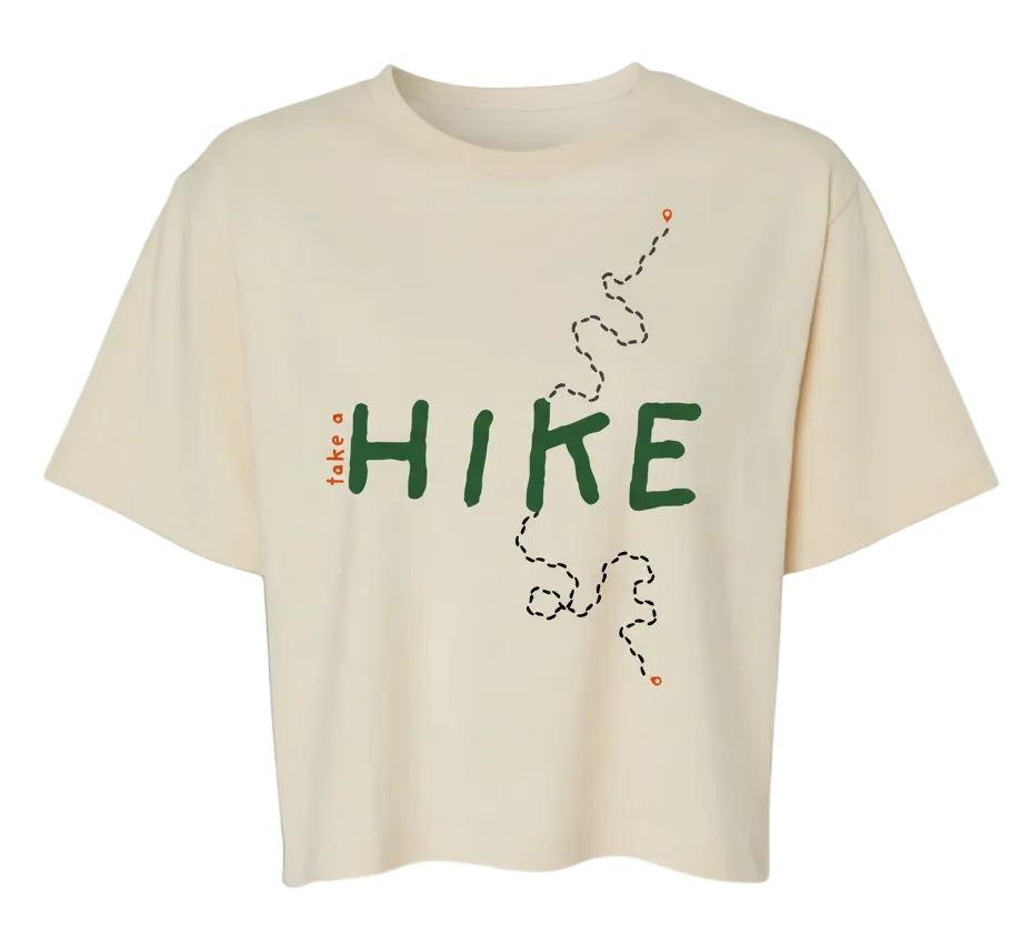 Take a Hike Women’s boxy tee