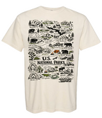 National Parks Map Tee
