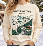 Winter Ski Tour Statement Sweater