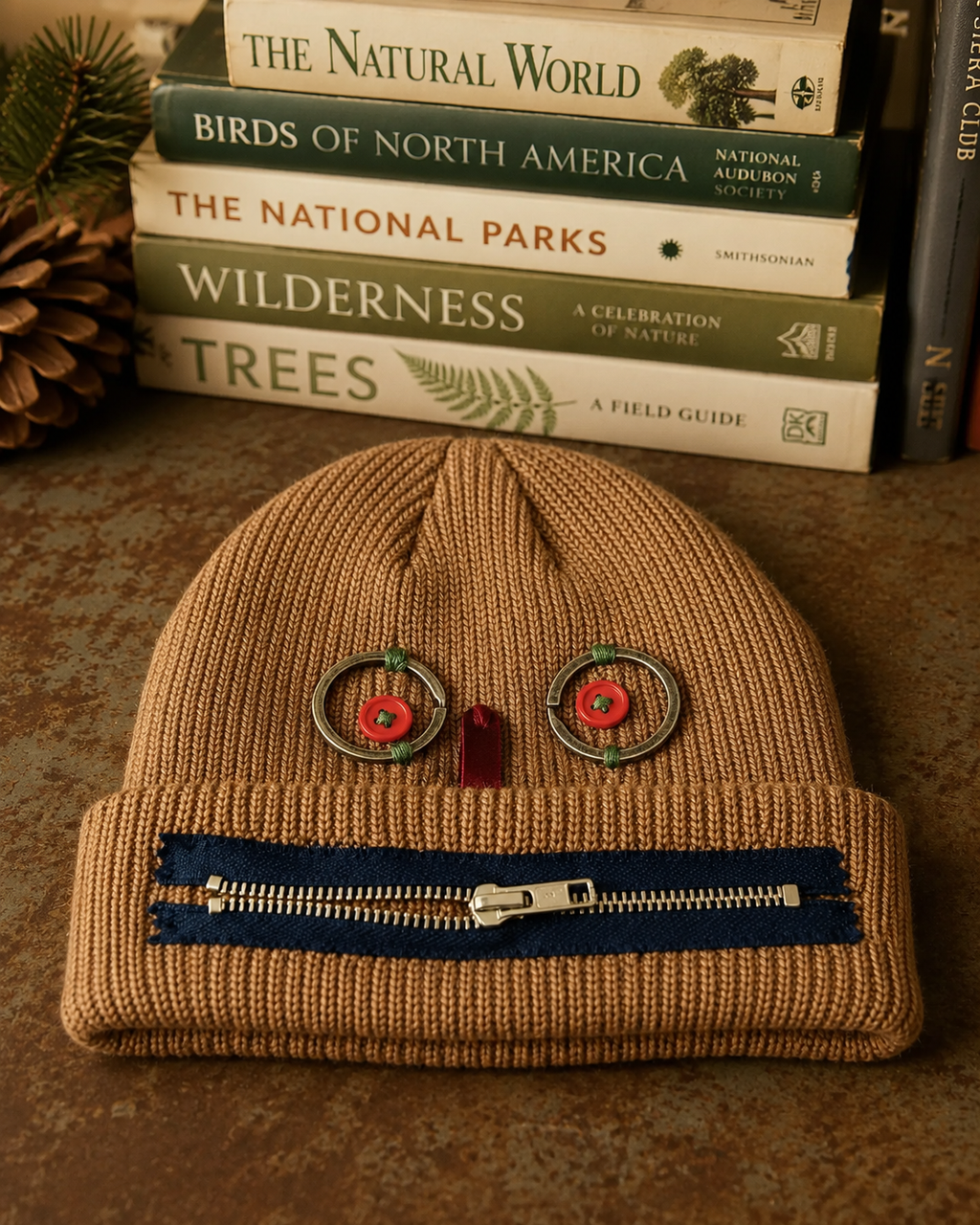 Handmade Zipperhead Beanie