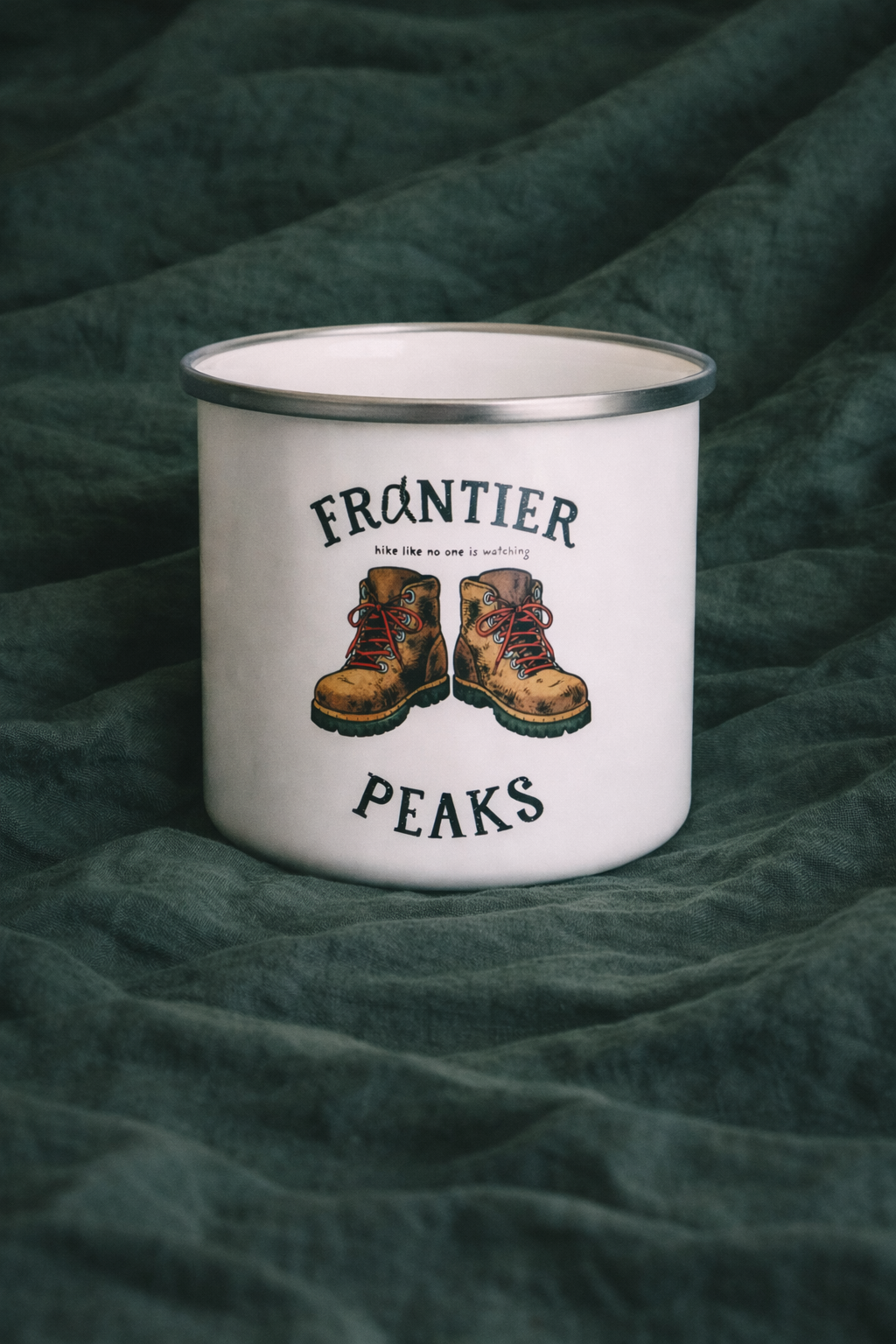 Frontier Peaks Enamel Mug