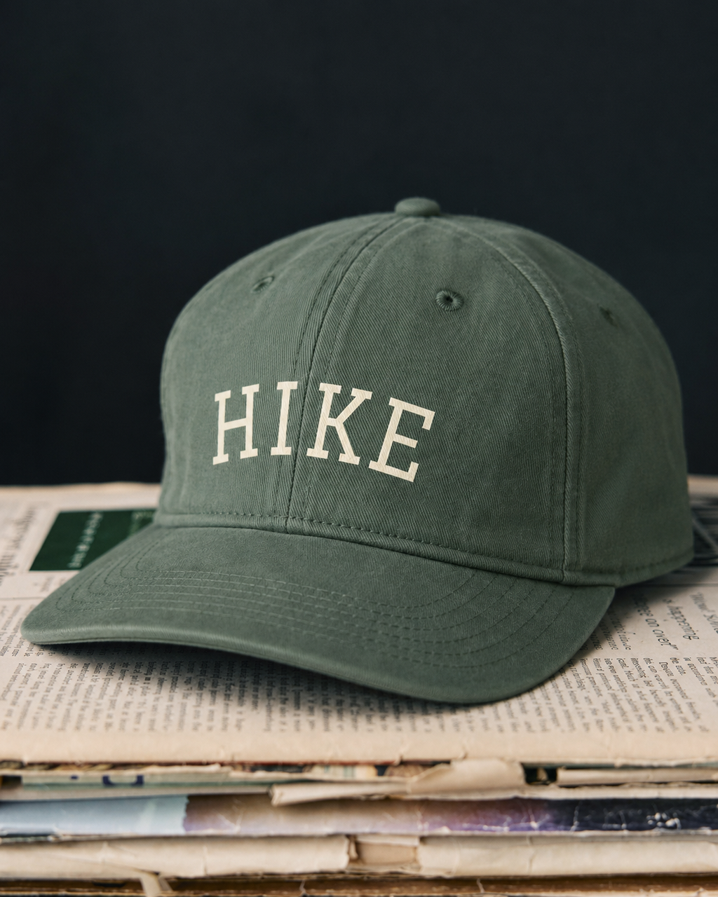 "HIKE" Washed Cap