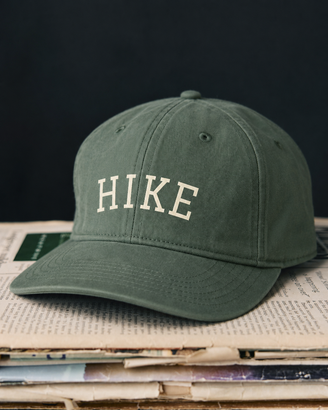"HIKE" Washed Cap