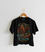 Zion National park boxy tee