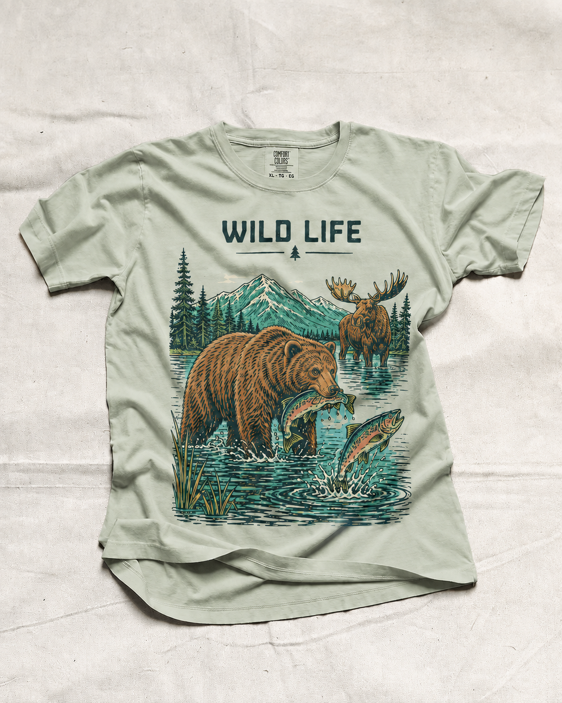 Wild Life graphic shirt (unisex)