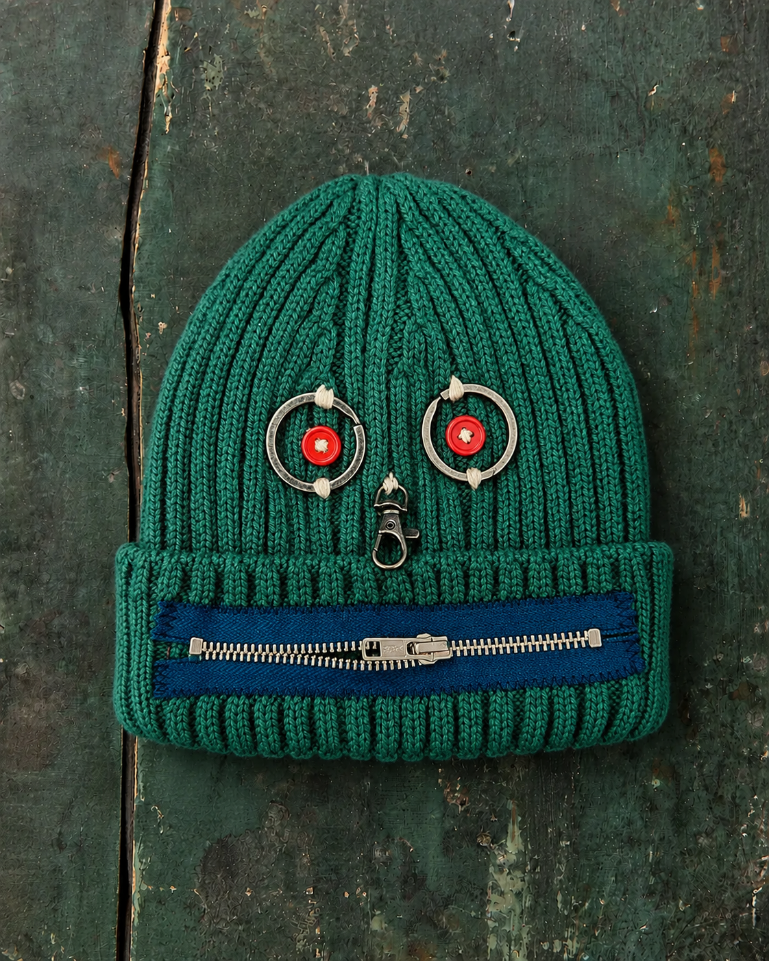 Handmade Zipperhead Beanie