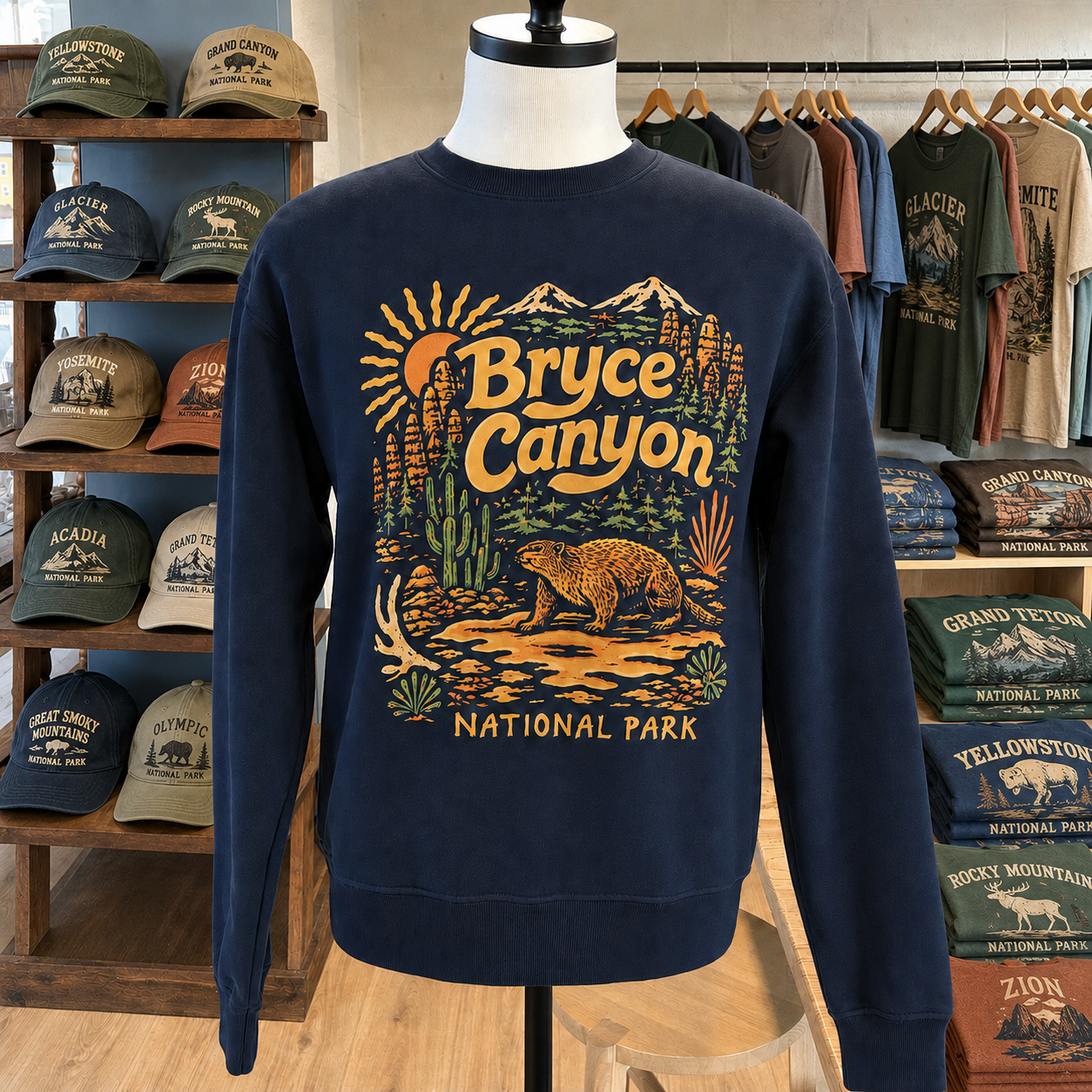 Bryce Canyon Ntl Park Unisex Sweatshirt