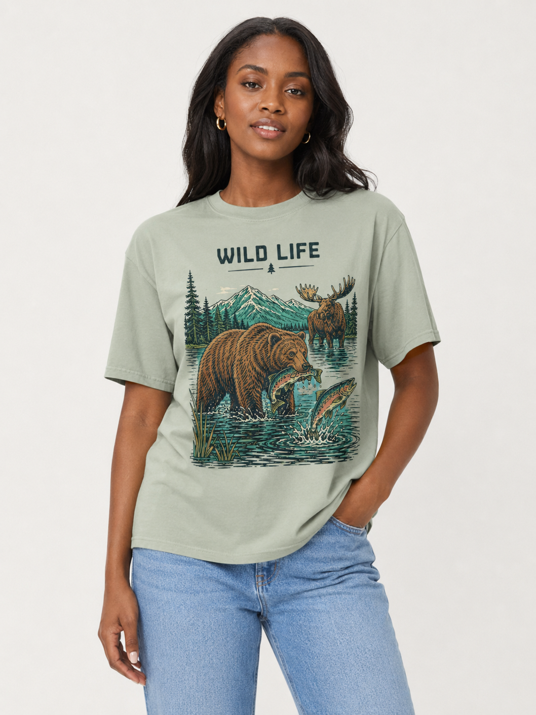 Wild Life graphic Tee (unisex)