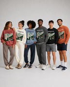Winter Ski Tour Statement Sweater