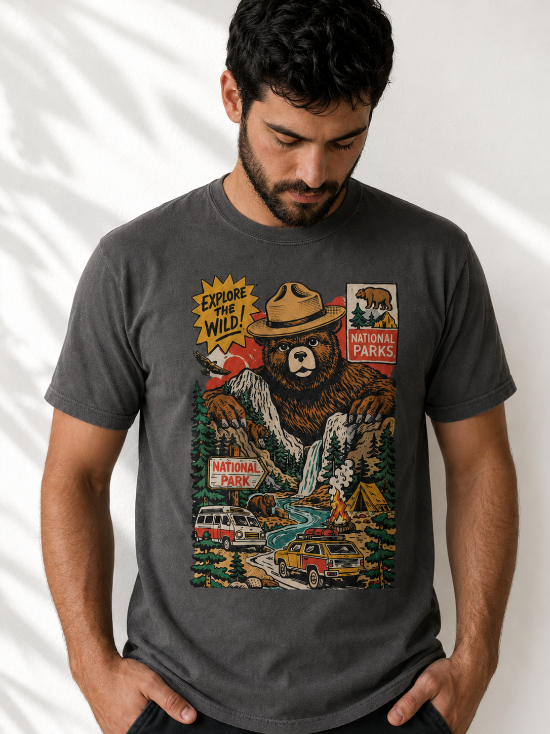 National Park Bear Graphic tee