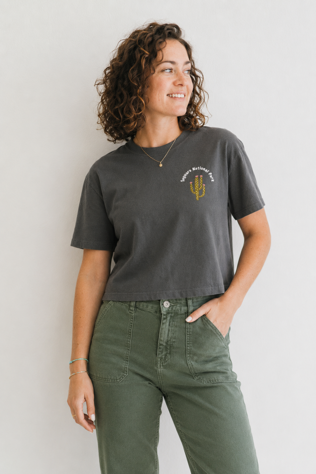 Saguaro Ntl Park women’s cropped boxy tee