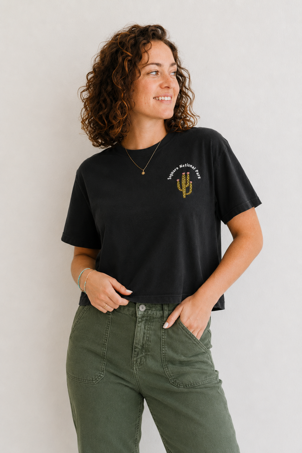 Saguaro Ntl Park women’s cropped boxy tee