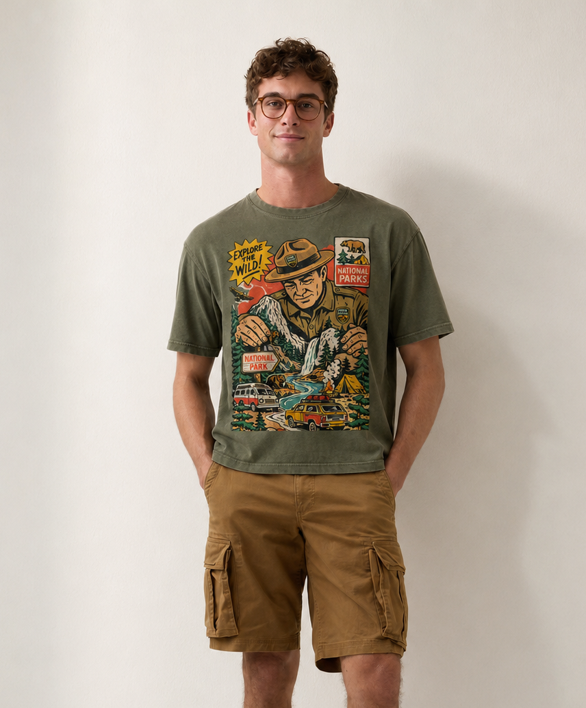 National Park ranger graphic tee