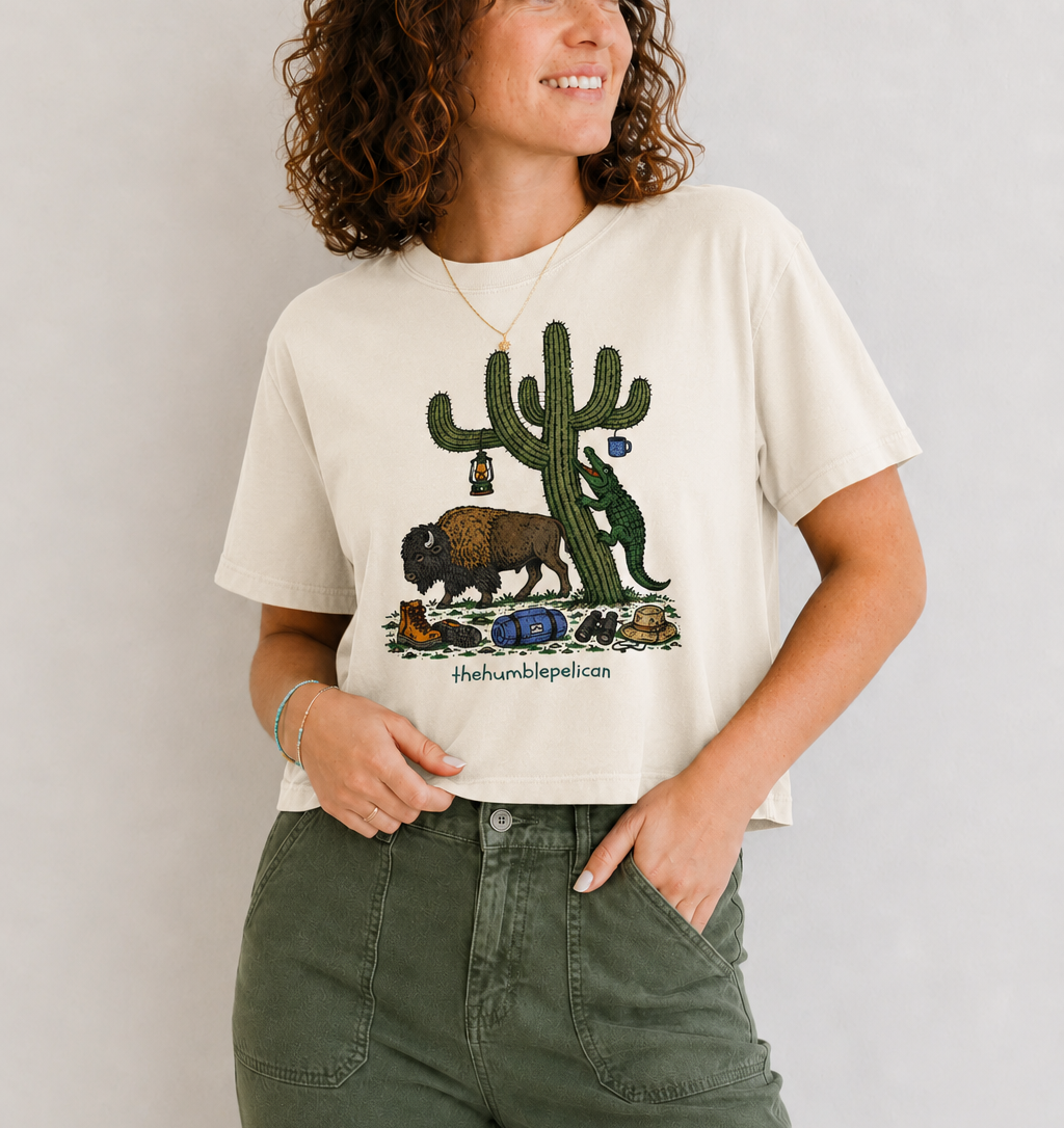 Graphic boxy tee