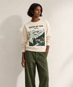Winter Ski Tour Statement Sweater