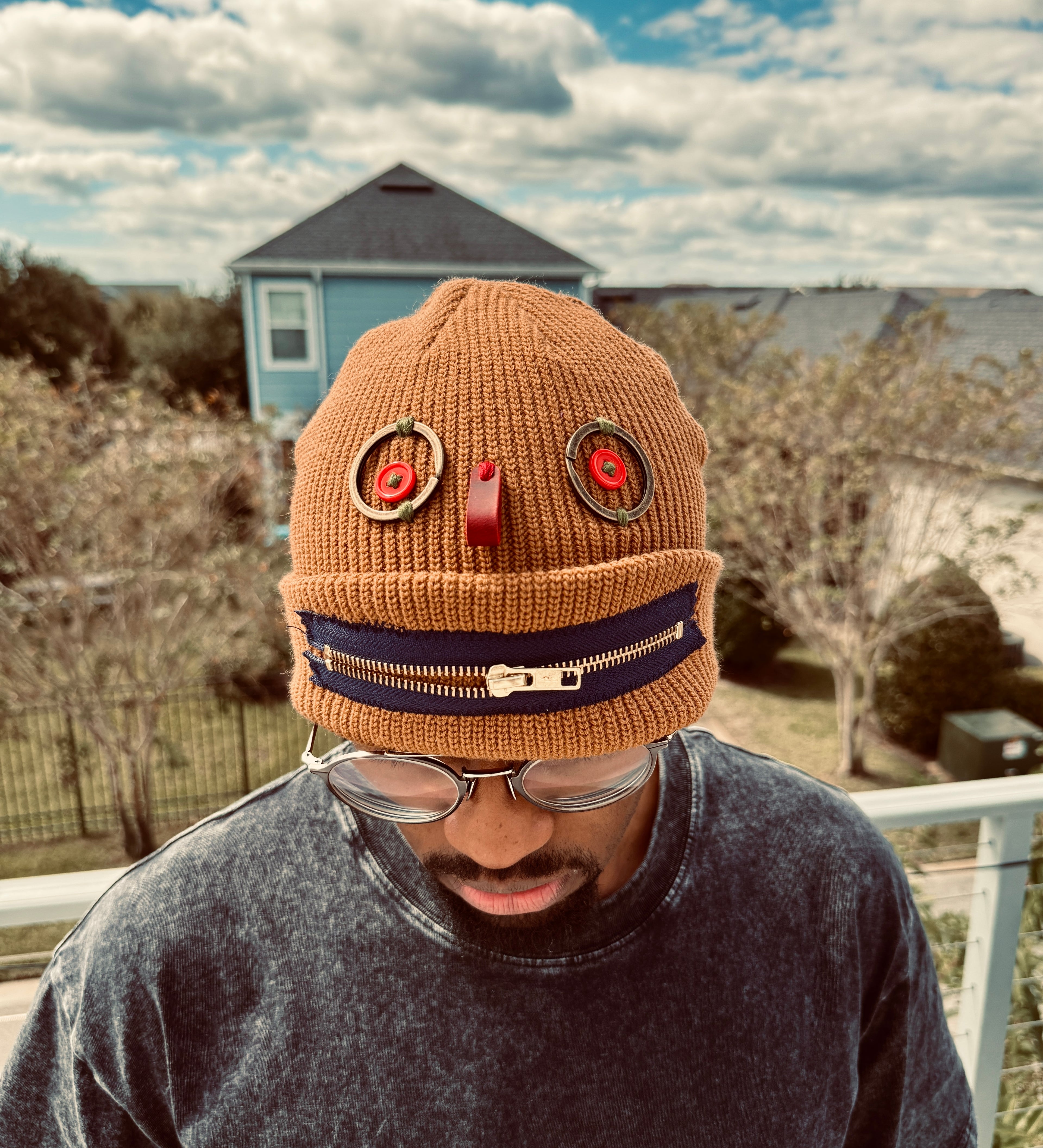 Handmade Zipperhead Beanie