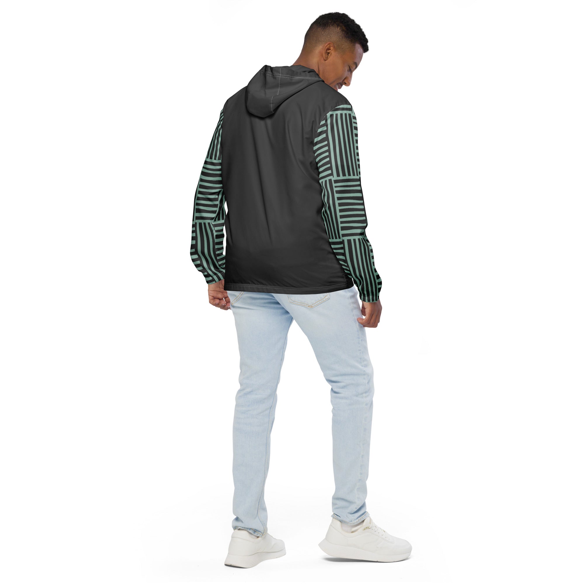 Lightweight Geometric Unisex windbreaker