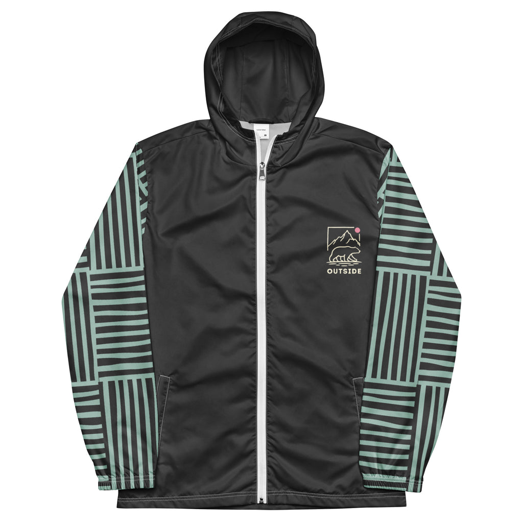 Lightweight Geometric Unisex windbreaker