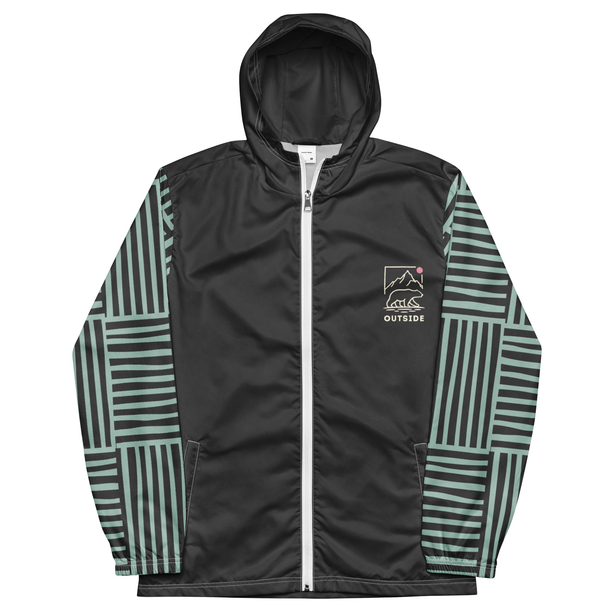 Lightweight Geometric Unisex windbreaker