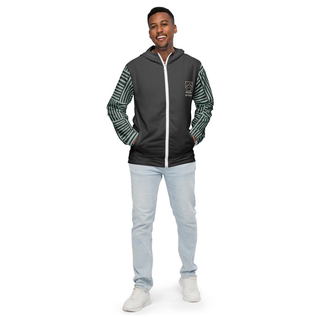 Lightweight Geometric Unisex windbreaker