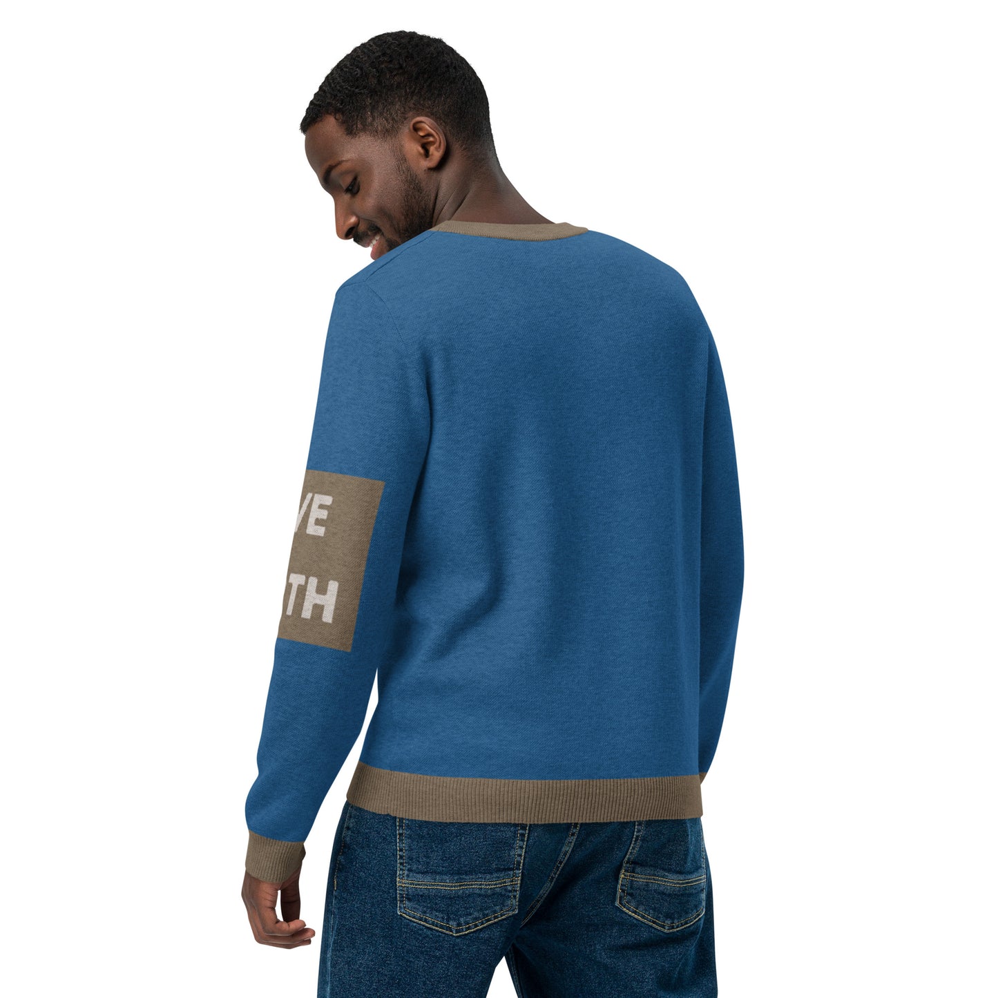 Save Earth Knitted crew neck sweater