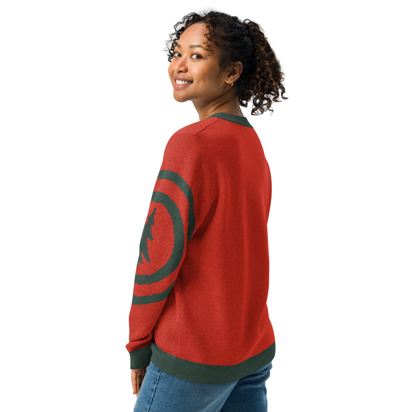 Tree Hugger Knitted crew neck sweater