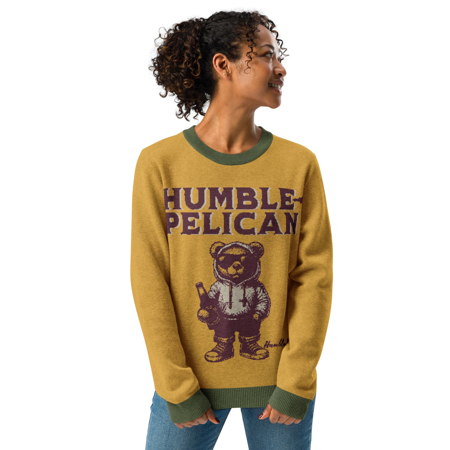 Humble Pelican Knitted crew neck sweater