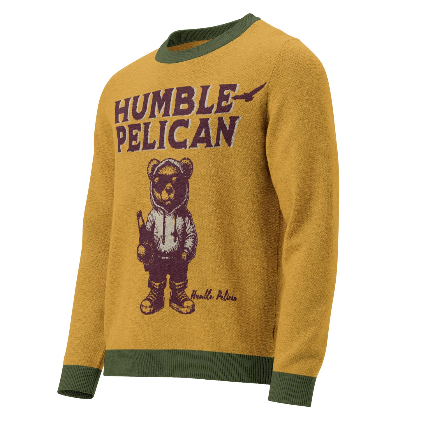 Humble Pelican Knitted crew neck sweater