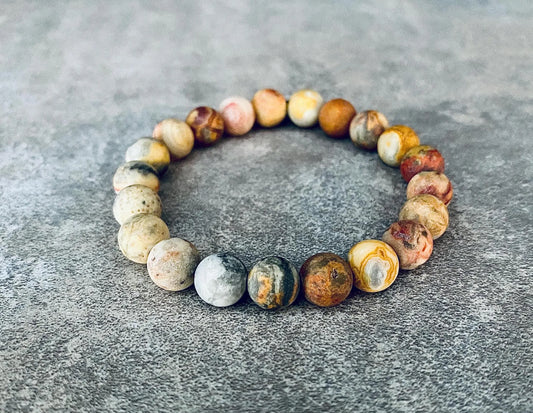 Earth-Tone Jasper Beaded bracelet